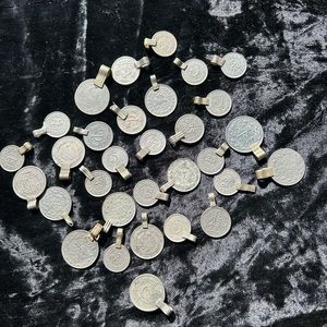VINTAGE KUCHI AGHAN COINS WITH LOOPS